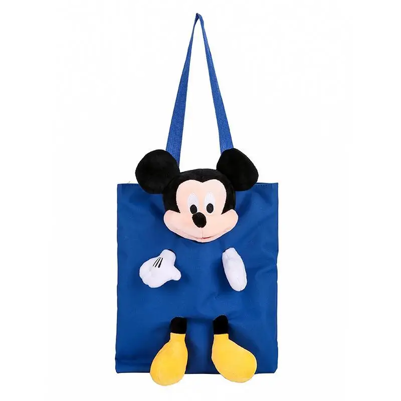 Disney kreskówka Mickey Mouse Trend torebki na co dzień kolorowa torba mickey Minnie przenośna torba płócienna torba na kajdanki kobieta torby