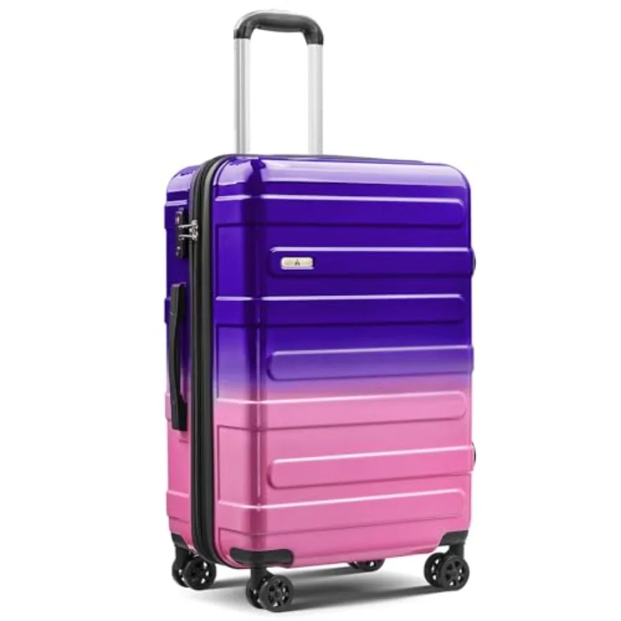 

20inch Spinner Luggage with PC+ABS Hard Shell Lightweight Design Expandable Storage TSA Approved Lock Ideal for Travel and Busi