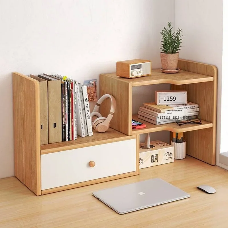 Desk Bookshelf Desktop Shelving Desk Storage Shelf Dormitory Good Learning Multi-Layer Small Layer Shelf Layered Shelf