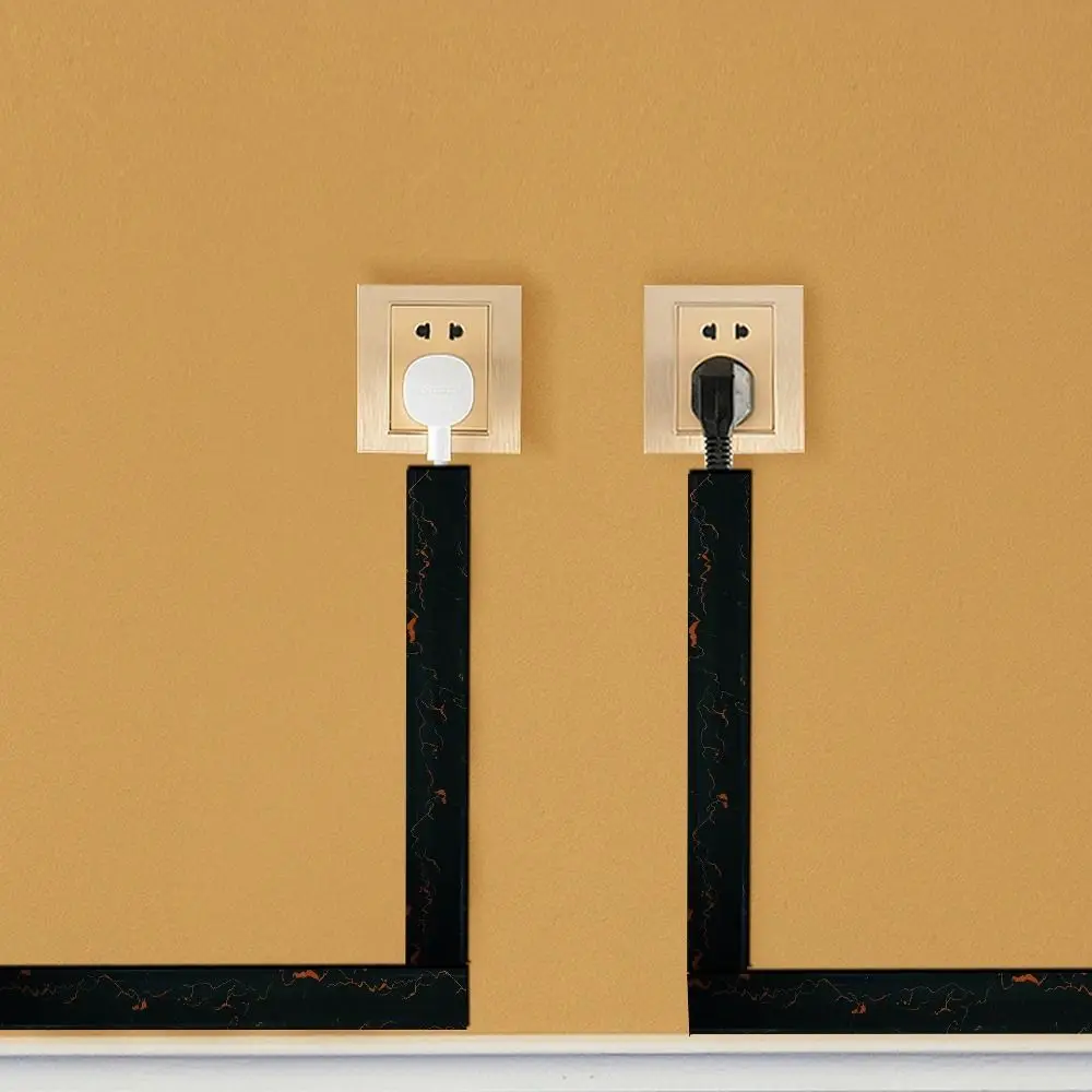 

2024 Paintable Cable Concealer Self-Adhesive PVC Electric Wire Slot Waterproof Mould proof TV Cord Hider Home Office