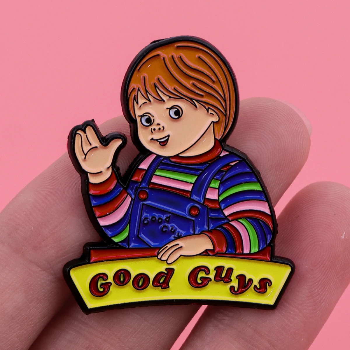 الرعب المينا دبوس هالوين بروش الصنوبر التلبيب شارة بدبابيس على ظهره الملابس والاكسسوارات الفيلم مجوهرات أصدقاء الهدايا #4