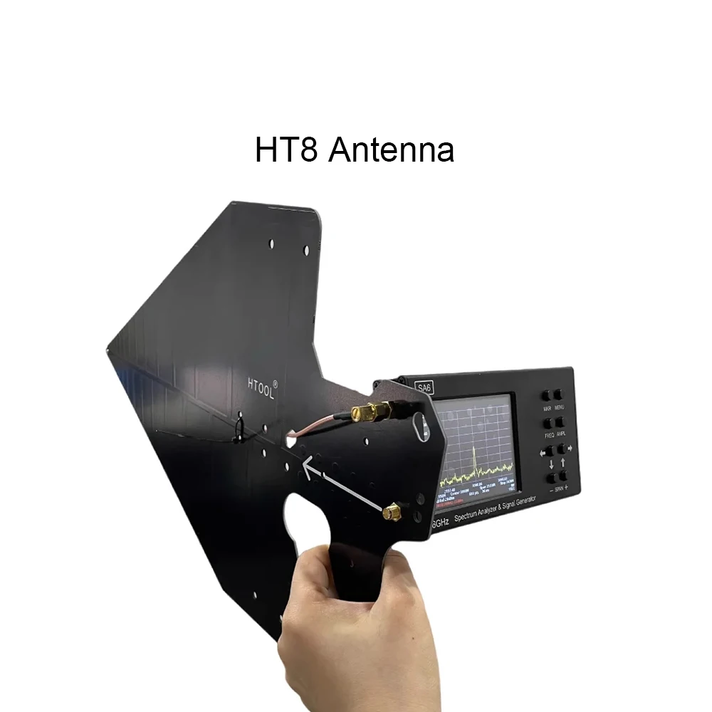 HTOOL EMC Antenna Wide Band 600MHz-10GHz EMI Test For Analyzer Receiver SA6 Spectrum Analyzers GS320 Vector Network Analyzer