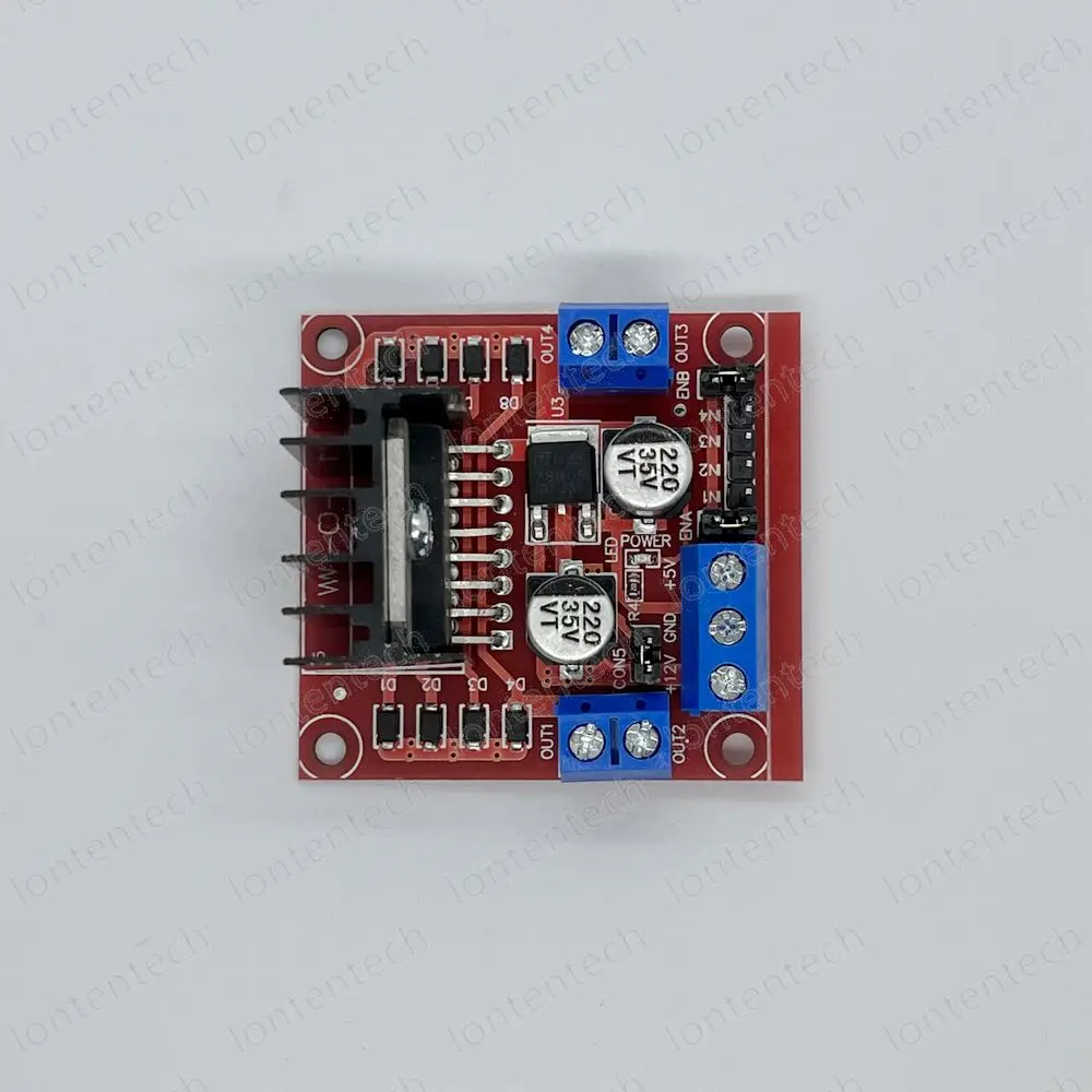 L298 N modul papan Driver L298 Motor Stepper Robot mobil pintar Breadboard Peltier daya tinggi LT00007