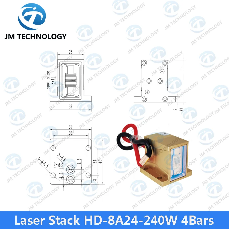 Laser Stack HD-8A24-240W 4Bars