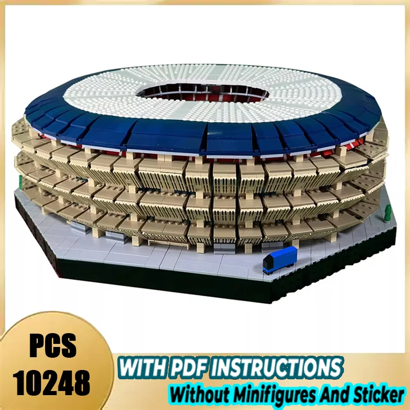 

Exquisite brand new MOC building blocks New Camp Nou 1:500 Technical modules bricks model gift Christmas toy DIY assembly set！