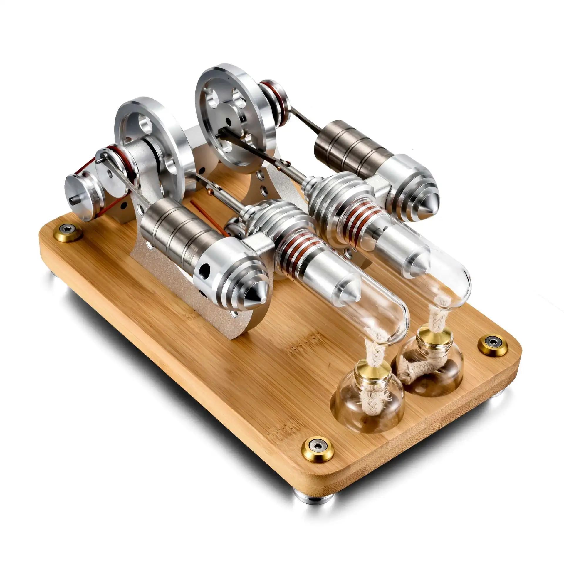 

Engine external combustion engine model four-cylinder physics teaching science experiment can start alloy mini engine