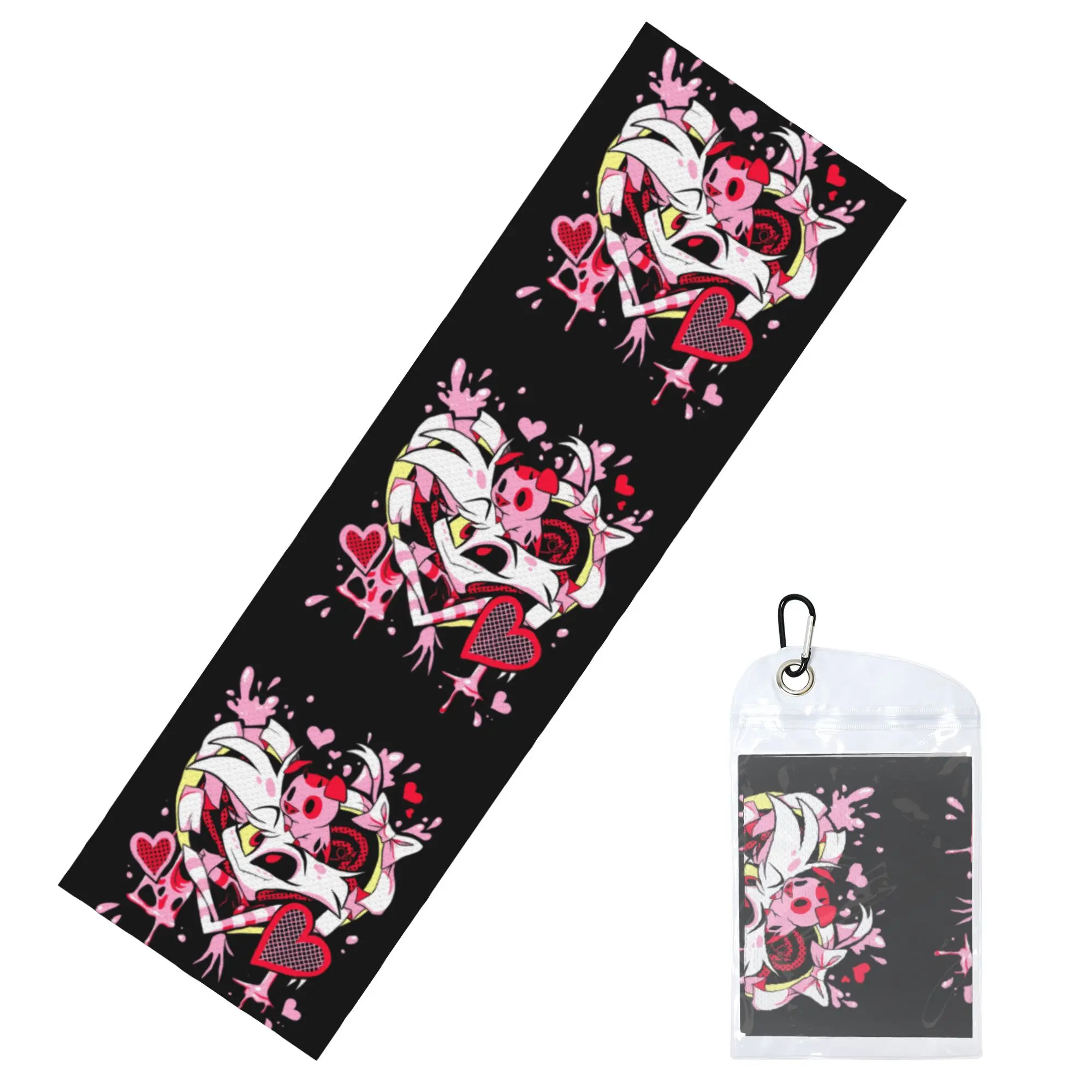 Hazbins Anime Animation Hotel Angel Dust Towel Quick Drying  Super Soft  Fitness and Outdoor Activities Towels