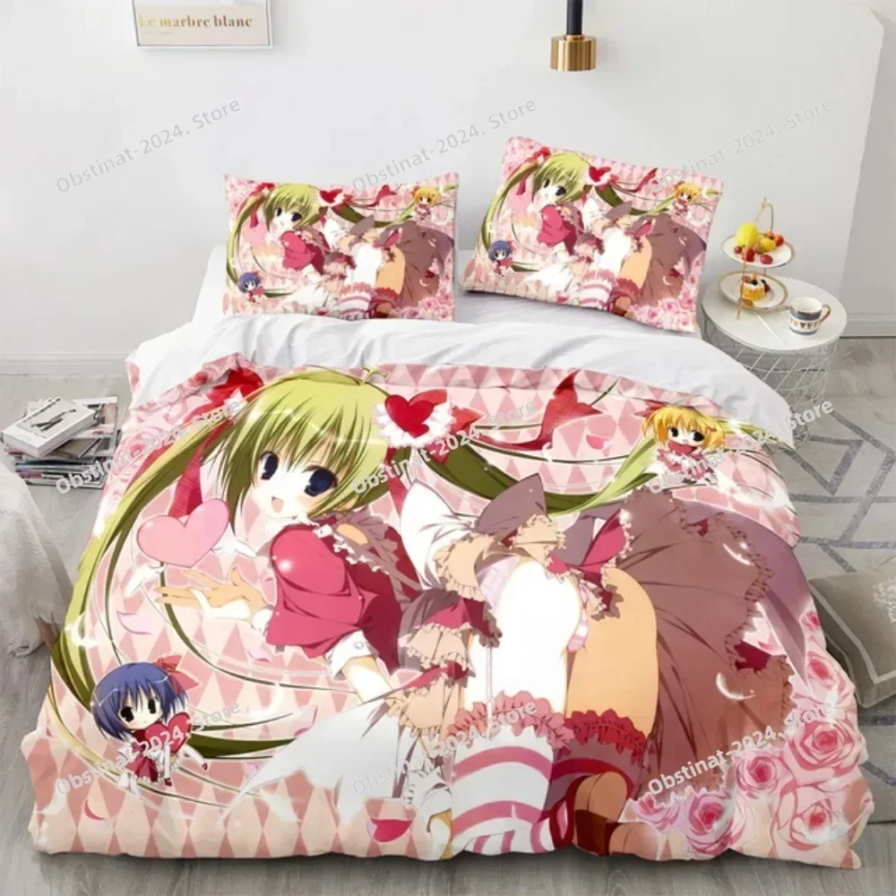 Anime Kotori Itsuka Cosplay Bedding Set Date Live Printed With Pillowcase Duvet Cover Soft Single Double Queen Super King Size