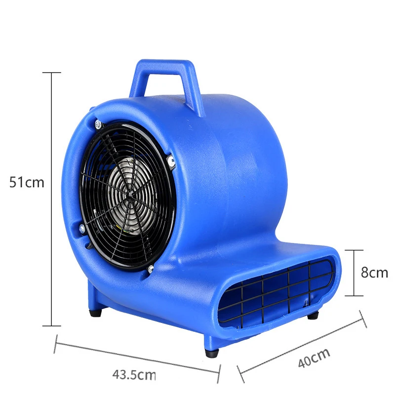 Commercial 3 speed blower carpet dryer blower floor air mover carpet drying fan