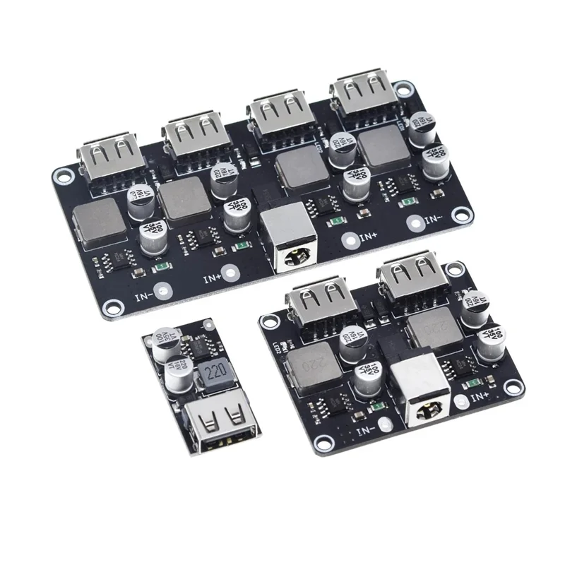 DC buck module QC2.0 QC3.0 fast charging USB mobile phone charging board supports Apple Huawei FCP.