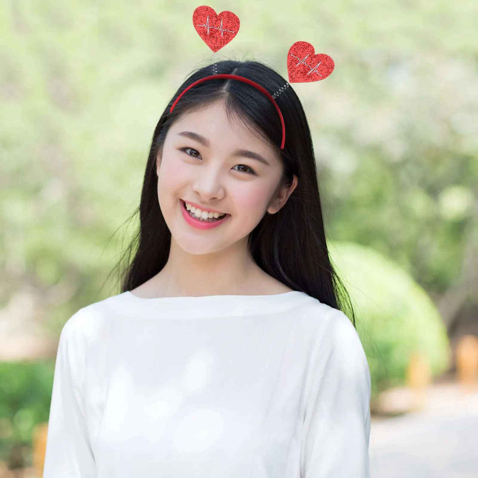 Heart Headband Valentines Day For Valentines Day Decoration Wedding Guest Party Costume Hat