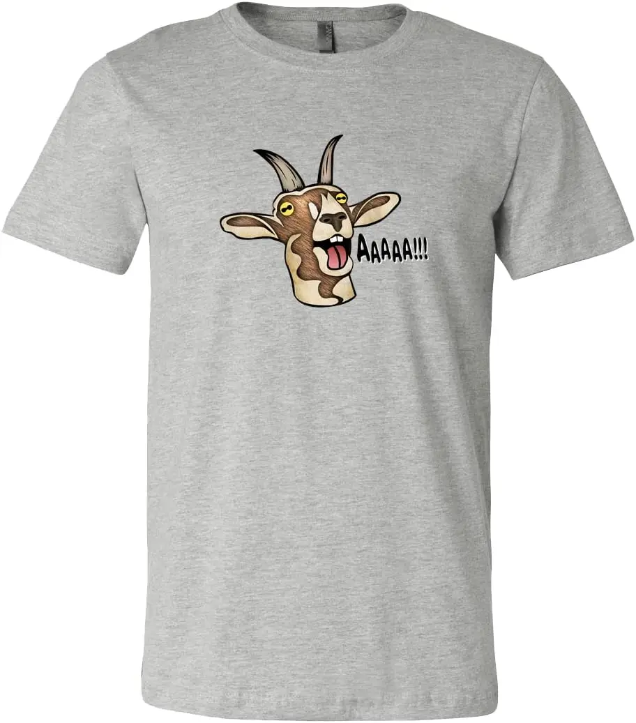 Screaming Goat T-Shirt, Goat T-Shirt Unisex T-shirts For Men Women Summer Tees Cotton Luxury Brand Vintage Oversized