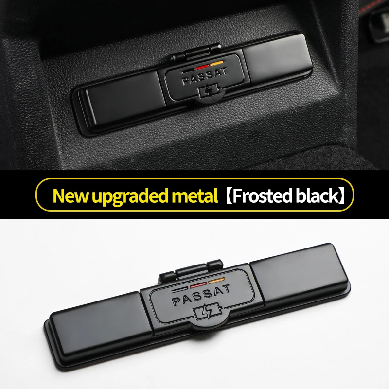 Car Center USB Equip Charging Port Protective Cover Dust-proof Frame For For volkswagen passat vw modification car accessories