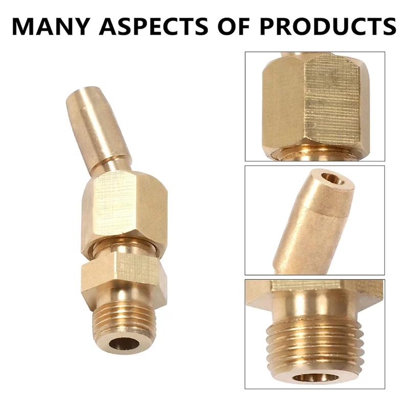 MAKE-12Pcs 1/8 นิ้วทองเหลือง Gushing สเปรย์น้ําพุหัวฉีด Universal ม่านน้ําหัวฉีดภูมิทัศน์น้ําพุตกแต่ง
