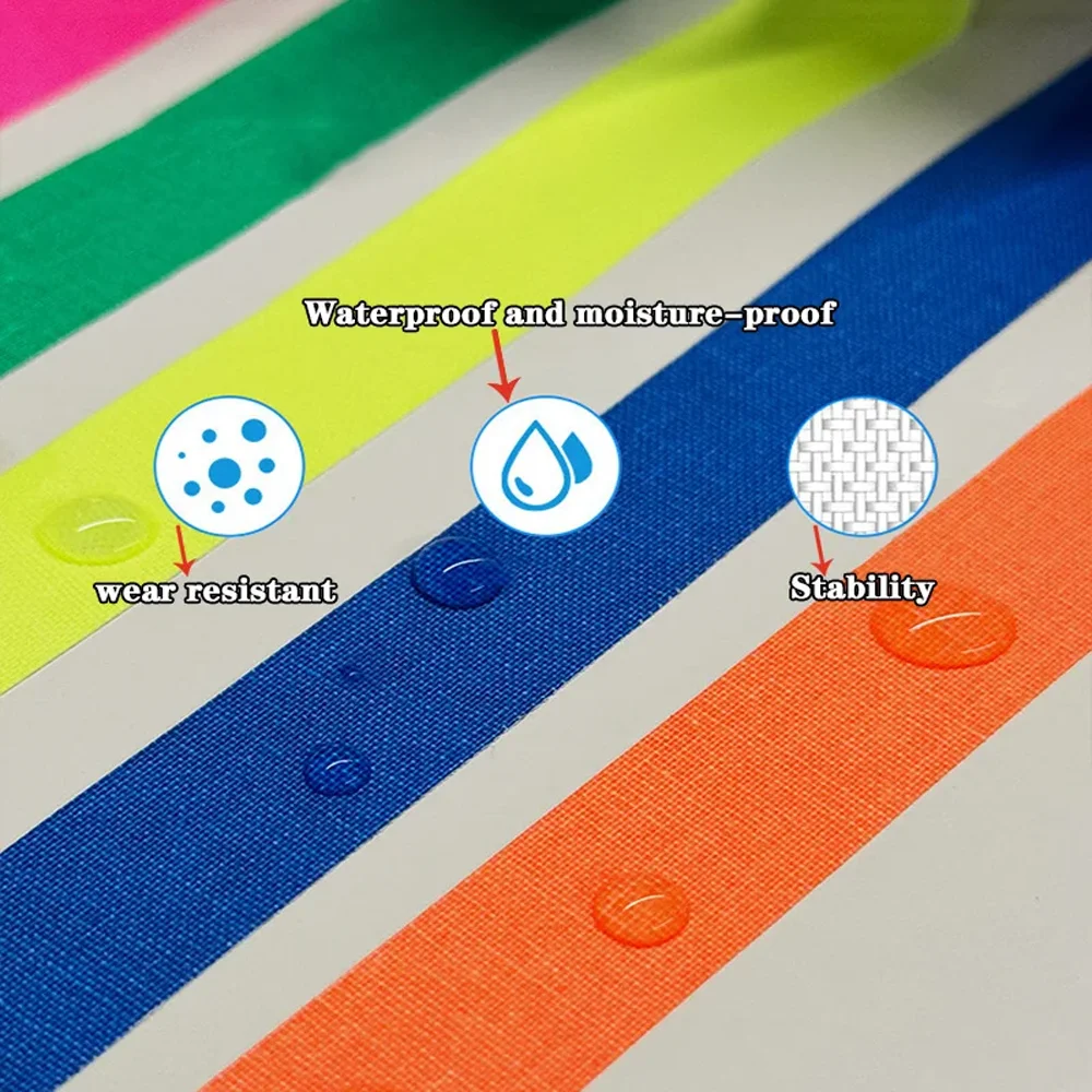 Reaktives UV-Schwarzlicht-Neonband, 6-Farben-Neon-Gaffer-Klebeband, fluoreszierendes UV-Schwarzlicht, das im Dunkeln leuchtet, Klebeband für UV-Partys – Detail 2