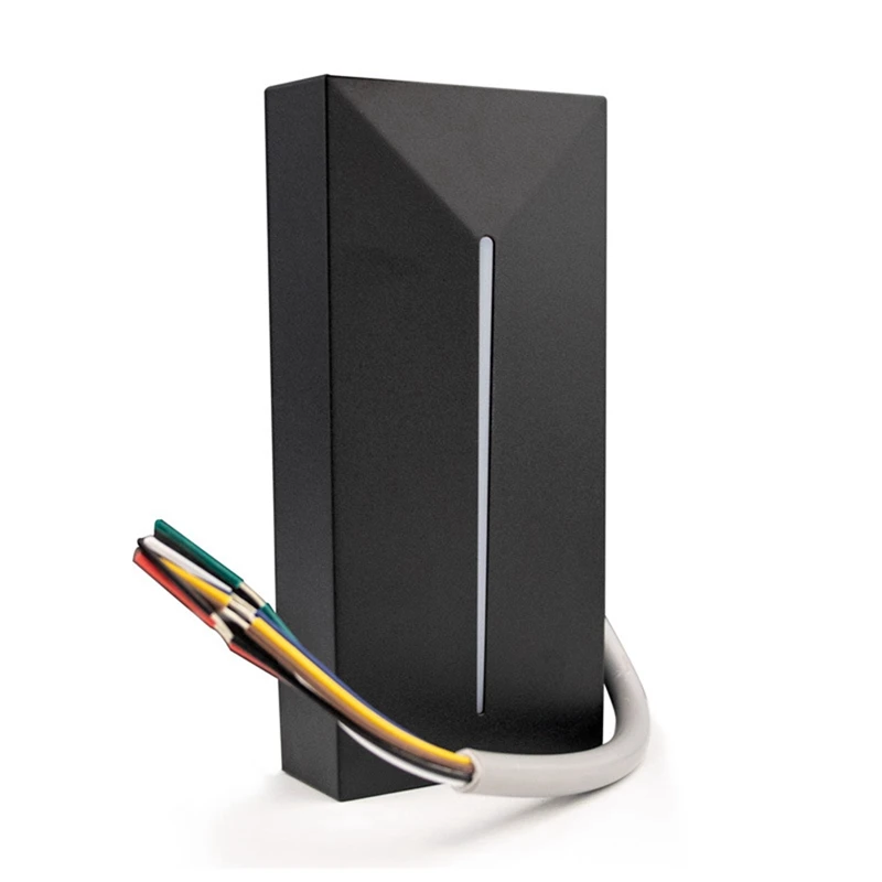 Access Control Card Reader Small Wiegand Card Reader IP68 Waterproof Long Range RFID Card Reader, 13.56Mhz IC/MF Easy To Use