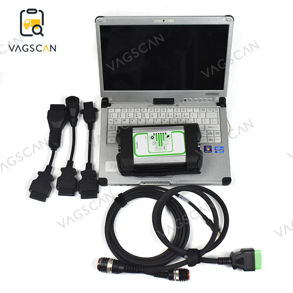 

for UD/Mack/ V-olvo/Renault CF19 Laptop For 88890300 Vocom Interface Wifi USB Version Truck Diagnostic Scanner Tool