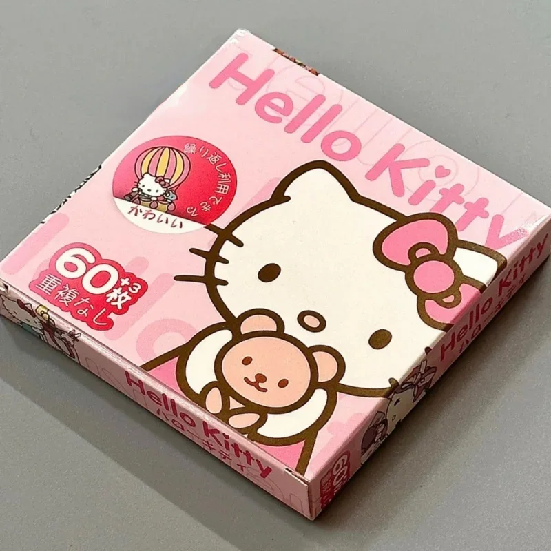 8 Style Kawaii Sanrio Hello Kitty Stickers Anime Ins Gift Box Pattern Sealing Stickers Cinnamoroll Decoration Stationery Sticker