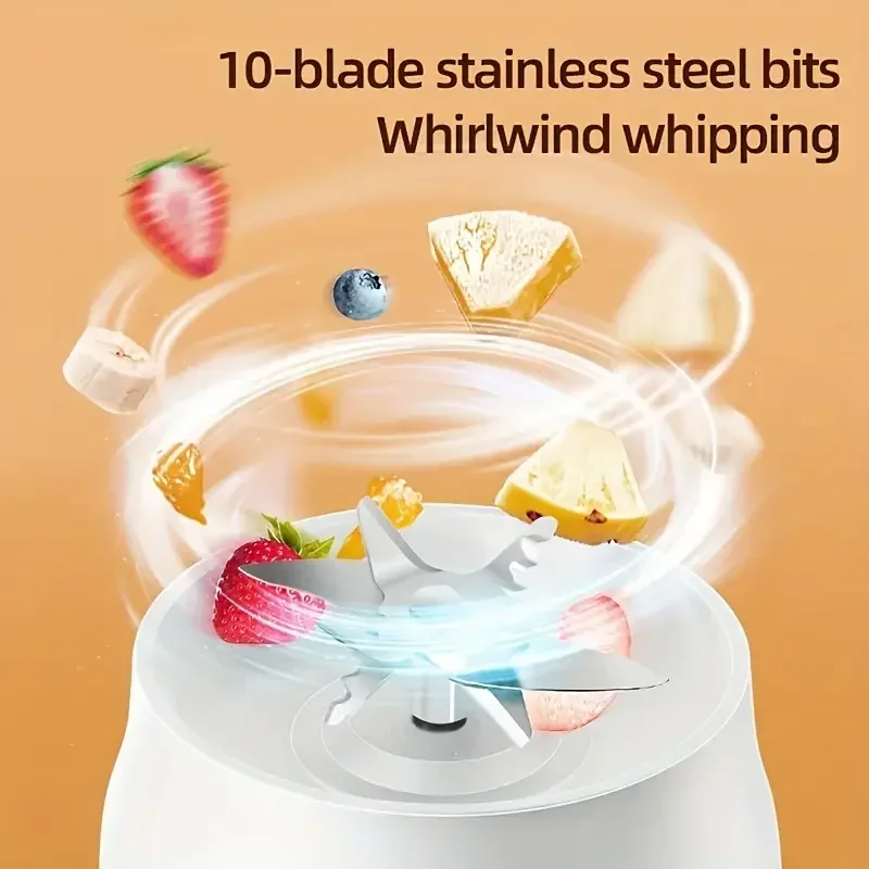 صانع أغذية الأطفال الجديد، خلاط محمول قابل لإعادة الشحن عبر USB لتنقية الرضع، وتكسير الثلج، والعصير المنزلي ووجبات الأطفال الصغار