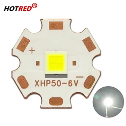 1-10pcs DC3V/6V/12V XHP50 Hi LED XHP50.2 5050 Beads Flat Chip Diode COB 20W 1.5A 3A 6A Cold White Lamp DIY Flashlight Source