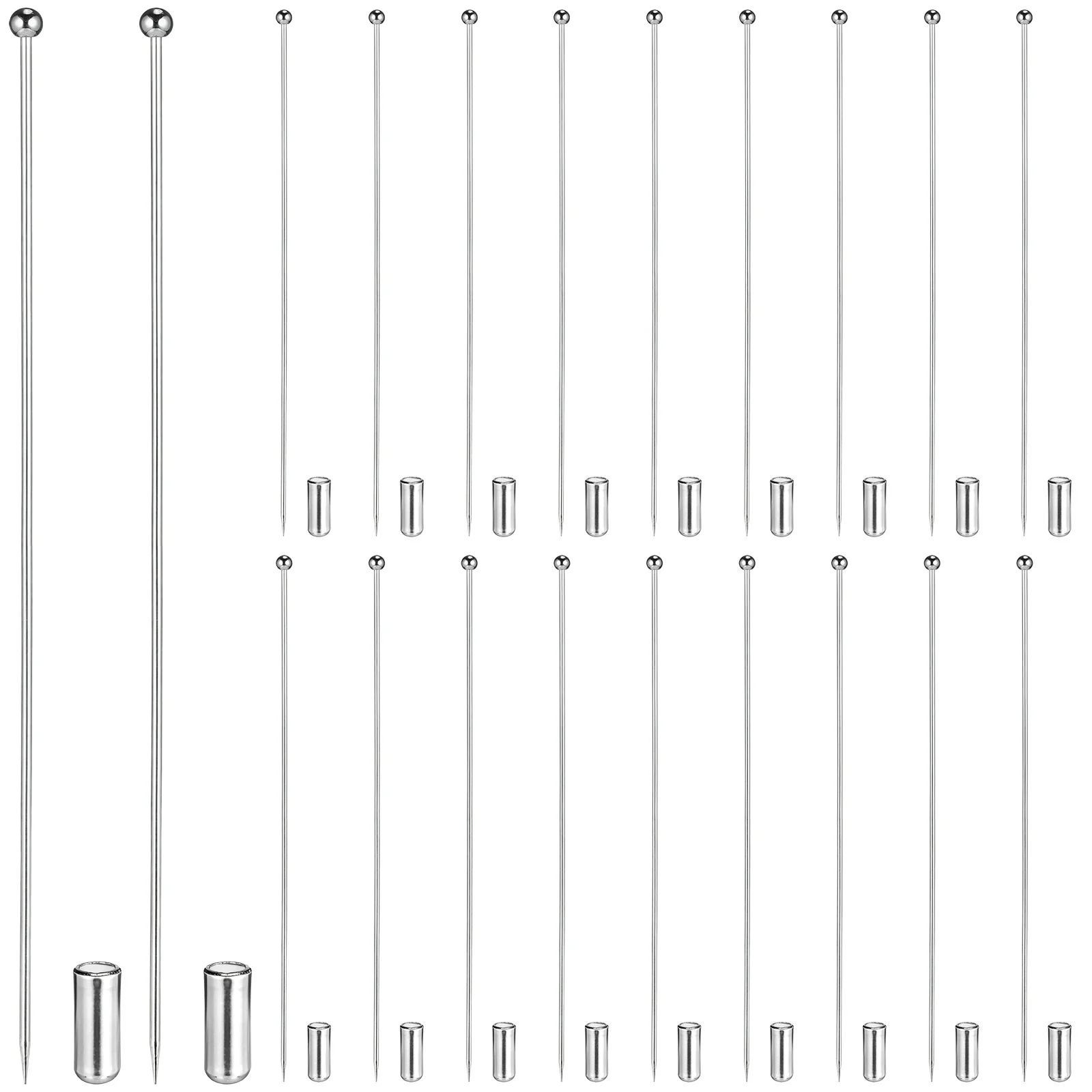 

20Pcs Lapel Pin Copper Brooch Stick Pins for DIY Crafts Durable Lightweight Wedding Party Clothing Accessories