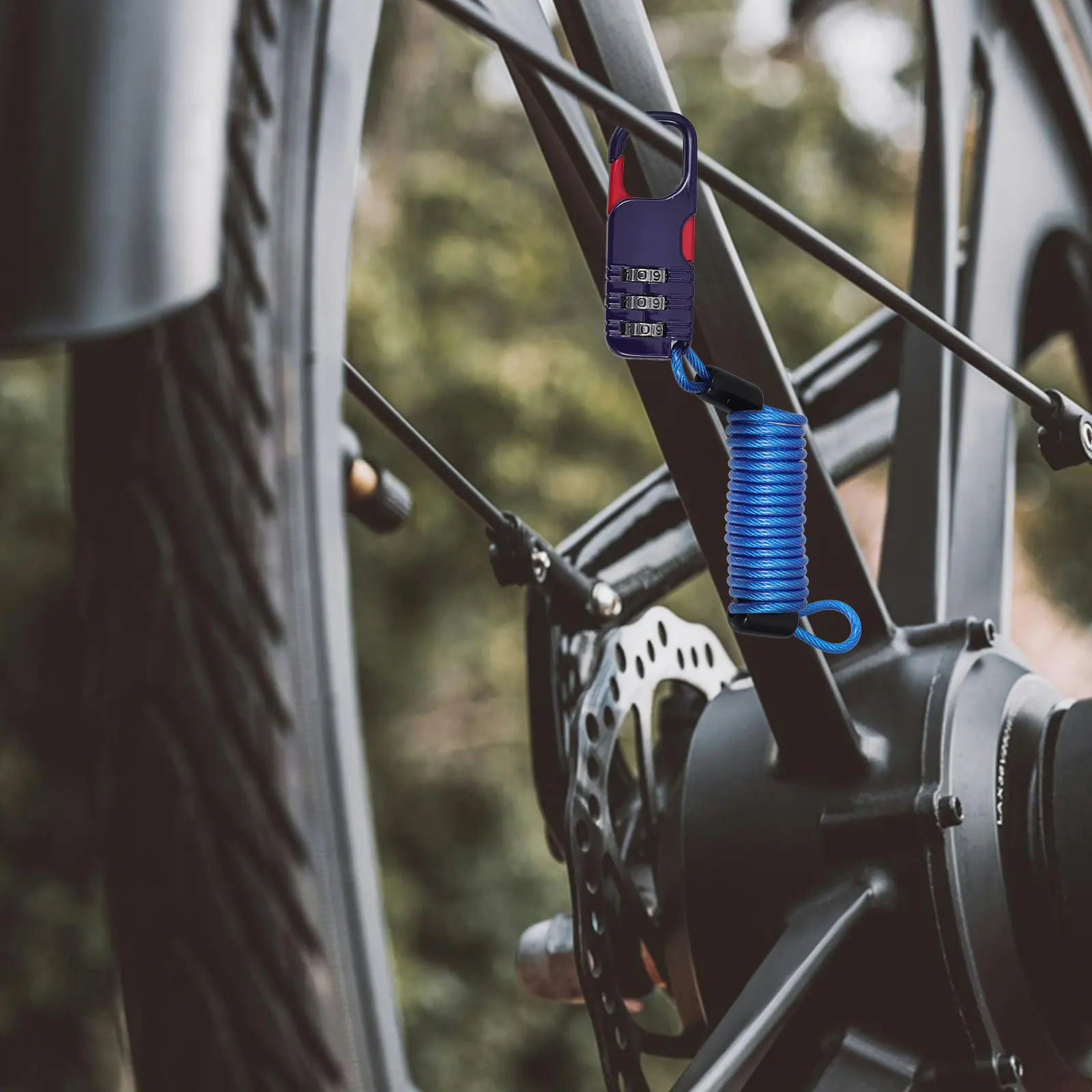 

High Strength Bike Password Lock Steel Wire Anti-Theft Cable Portable Lock for Outdoor Cycling Outdoor Locking