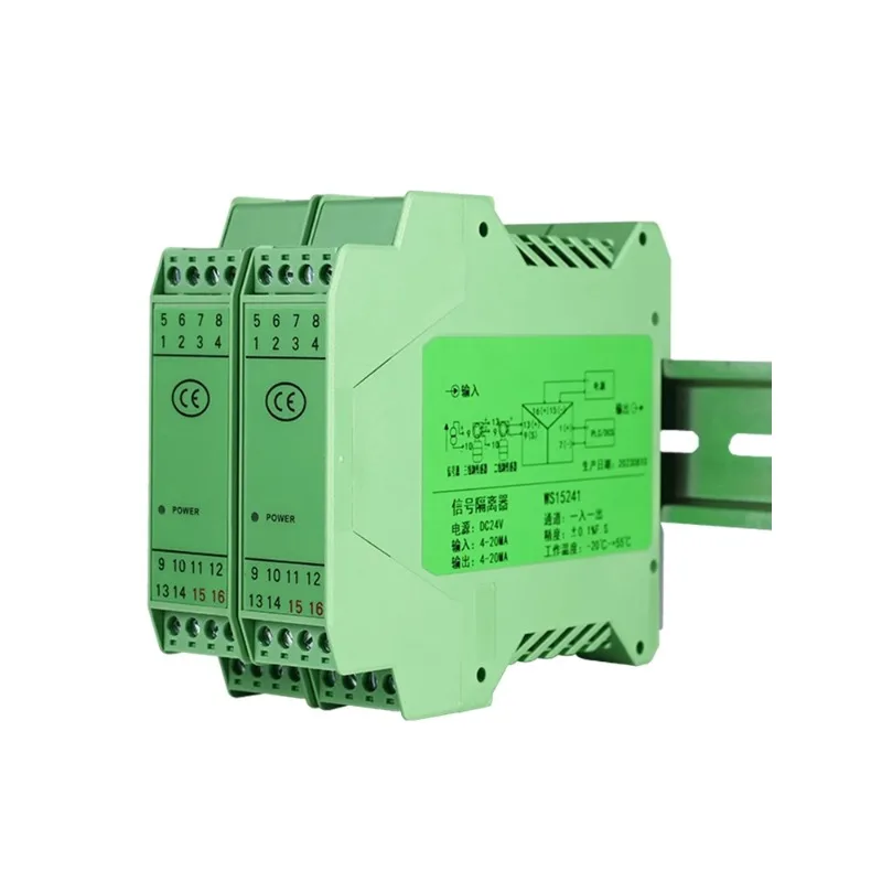 

DC Signal Isolator One Input Two Output Analog Current Conversion Voltage Transmitter Isolation Gate Distribution Module