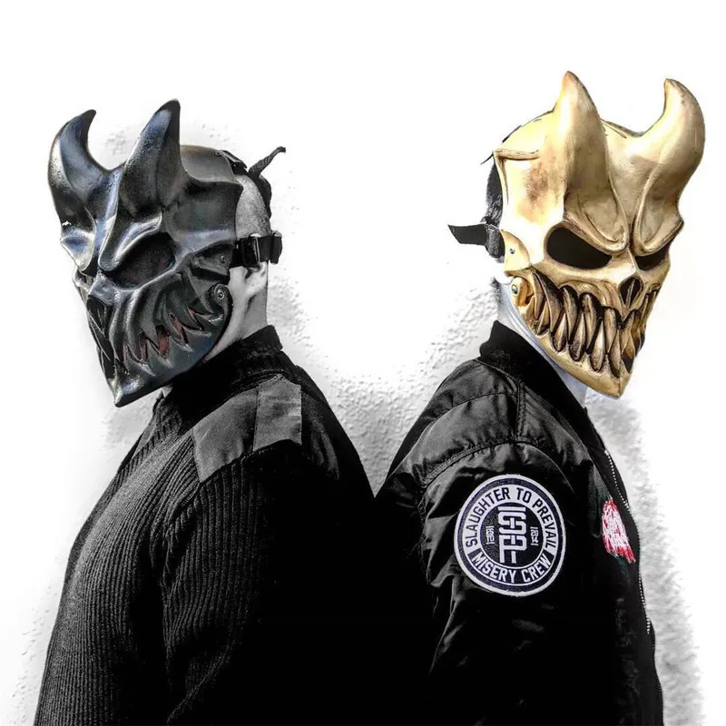 

Heavy Metal Rock DJ Music Festival Mask Cosplay Electric Music Russian Dark Son Band Death Core Accessory Action Toy Figure