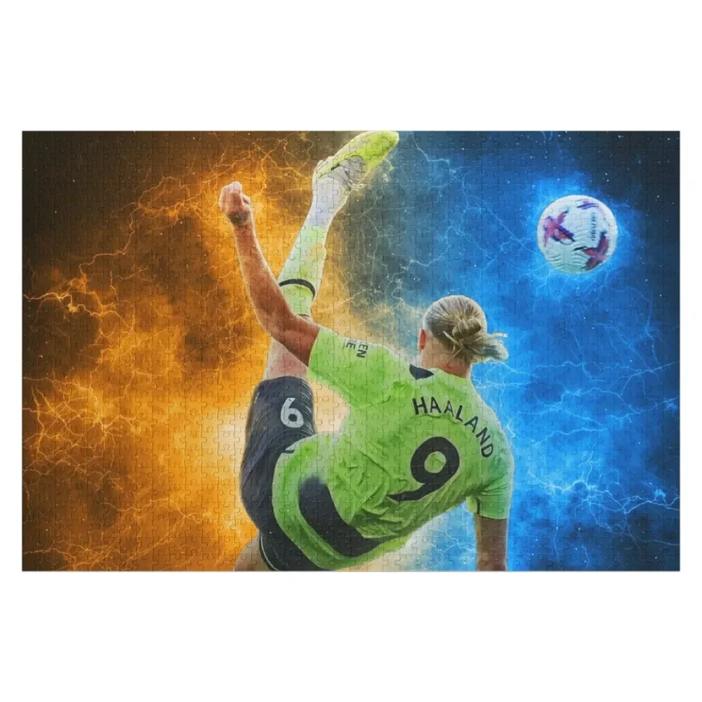 ERLING HAALAND BiCYCLE KICK GOAL Jigsaw Puzzle Personalized Toys Anime Iq Works Of Art Puzzle