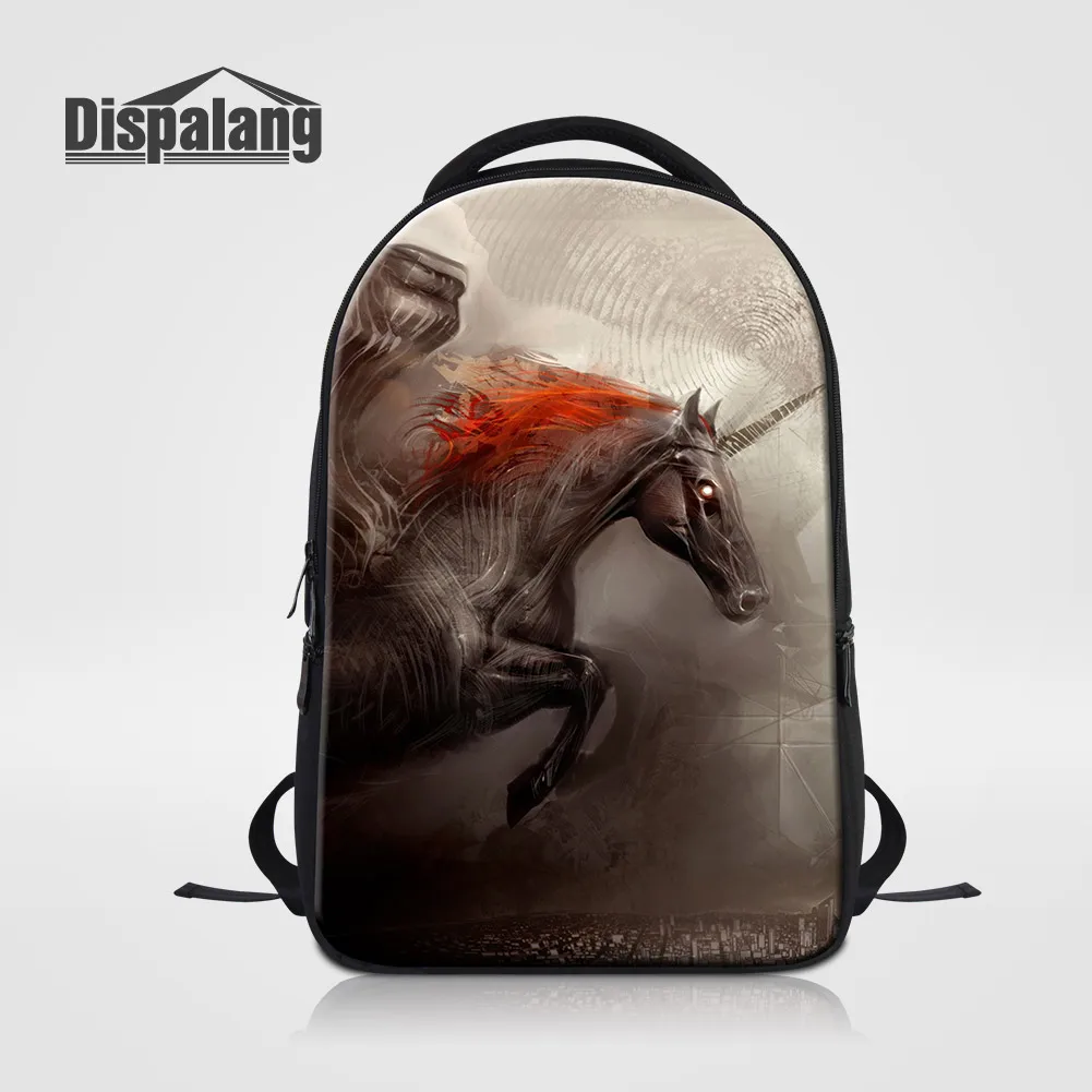 

Unicorn Printed Schoolbag For College Student Custom School Bags Men Business Computer Backpack Teens Large Travel Bagpack