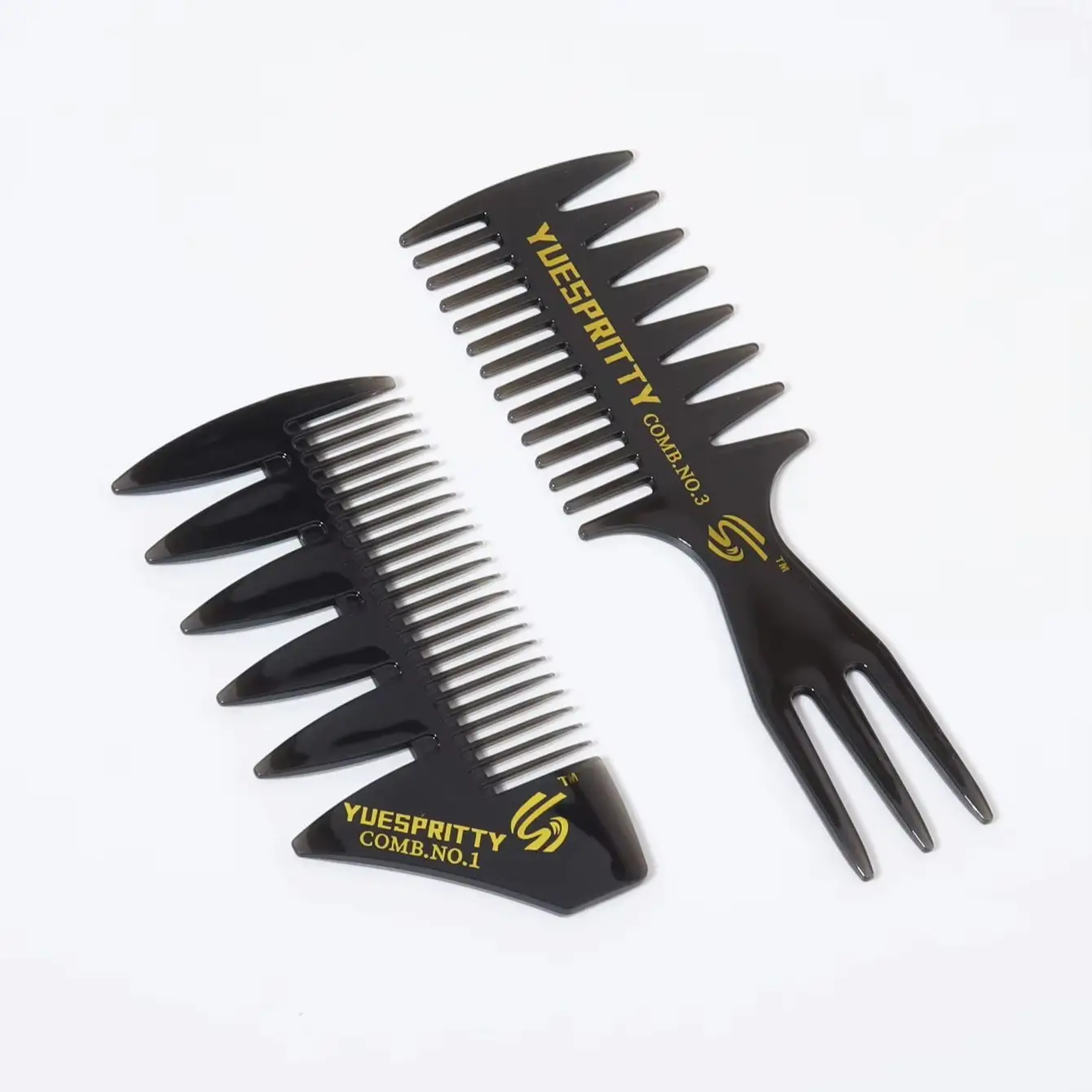 Afroamerikanischer Kamm-Friseurwerkzeuge, professionelle Form- und Nasspickel-Friseurbürstenwerkzeuge, speziell für Echthaarperücken