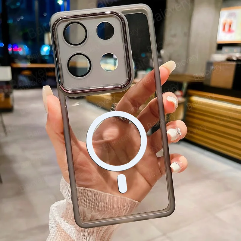 حافظة واقية لعدسة الكاميرا ، دعم مغناطيسي ، شاحن لاسلكي ، شاومي ريدمي نوت 13 ، نوت 13 برو ، 4 جي ، 5 جي #2