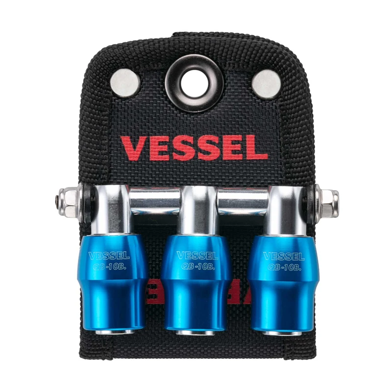 Imagem -04 - Vessel-ball Grip Bit Holder Grupo Coletor Rápido Soquete Chave Adaptador de Broca Qb10b3b Qb-10b3k Qb-10b3r Qb-10b3y Pcs