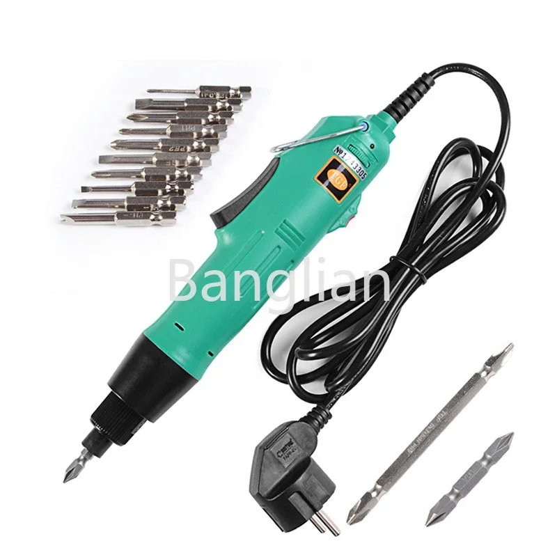 Electric Screwdriver with Variable Speed, Torque Adjustment, High Plug, H6 Speed, 6.35mm, 220V