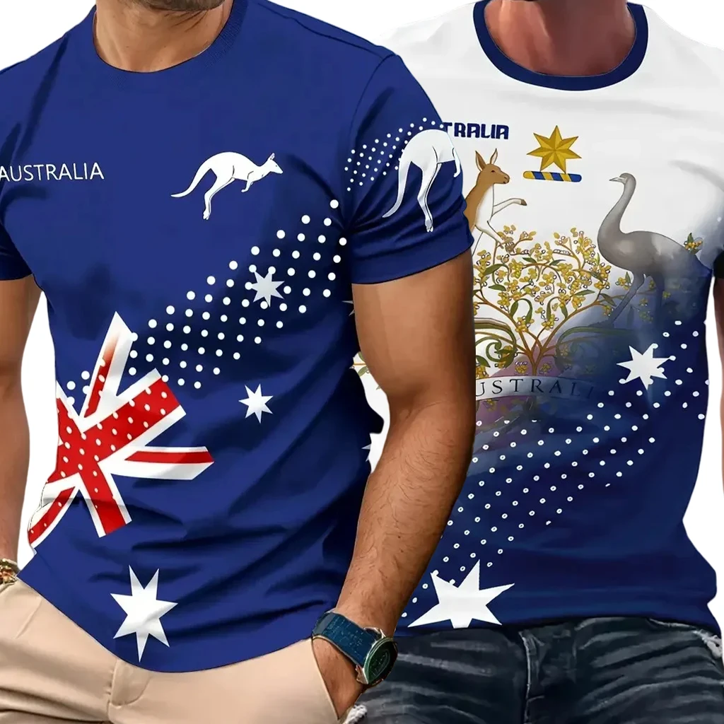 

Новый быстросохнущий дышащий мотоциклетный велосипедный топ для мужчин/женщин, модная австралийская спортивная футболка с принтом для бега и фитнеса с круглым вырезом