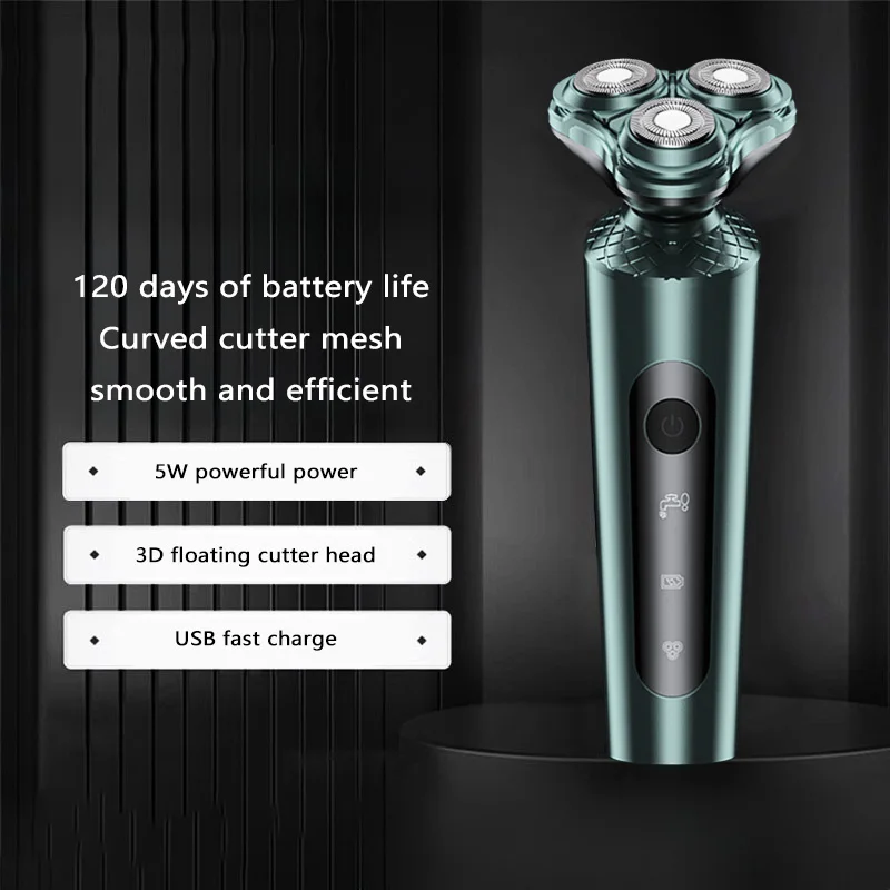 Xiaomi MIJIA 3-in-1 Electric Shaver Multi functional Waterproof Men\'s Smart Trimmer Razor Type-C Charging Rotary Machine Shaving