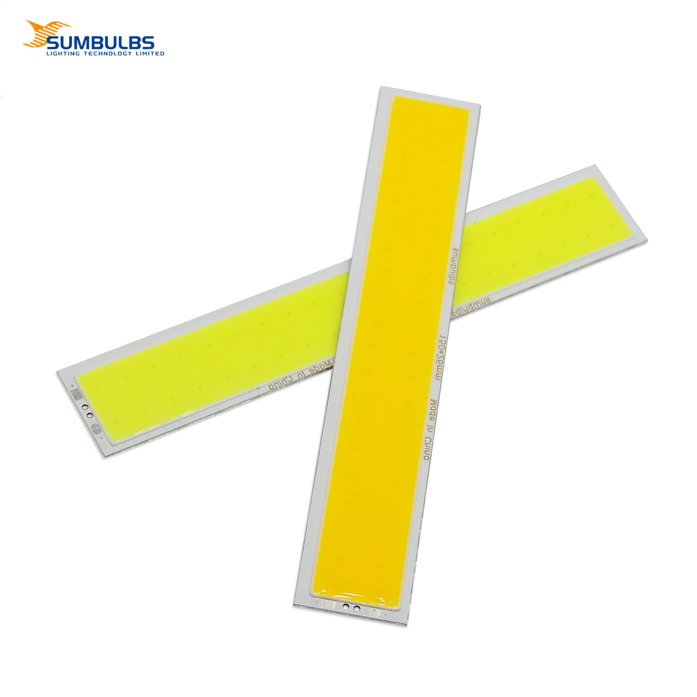 

SUMBULBS 150x26mm 8W COB LED Strip Light 12V DC Warm/Cold White 800LM Manufacturer DIY Indoor Lamp Bulb Bar Source