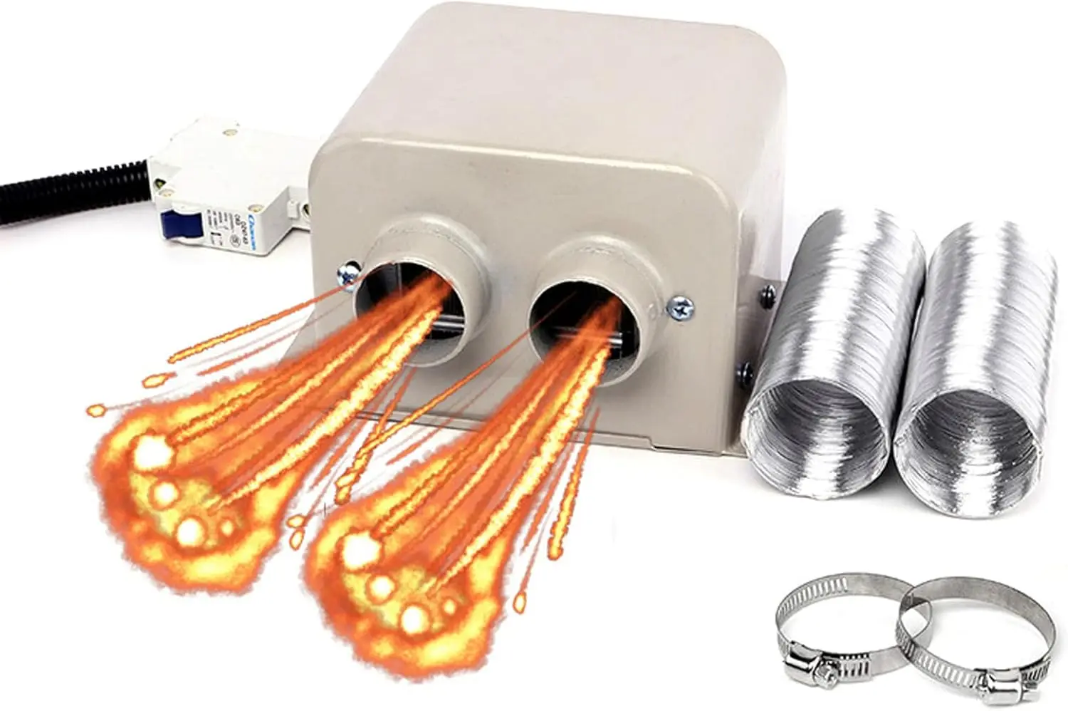 

12V 800W Portable Car Heater, Windshield Defroster, Electric Seat Heater Kit for Car, Truck, UTV