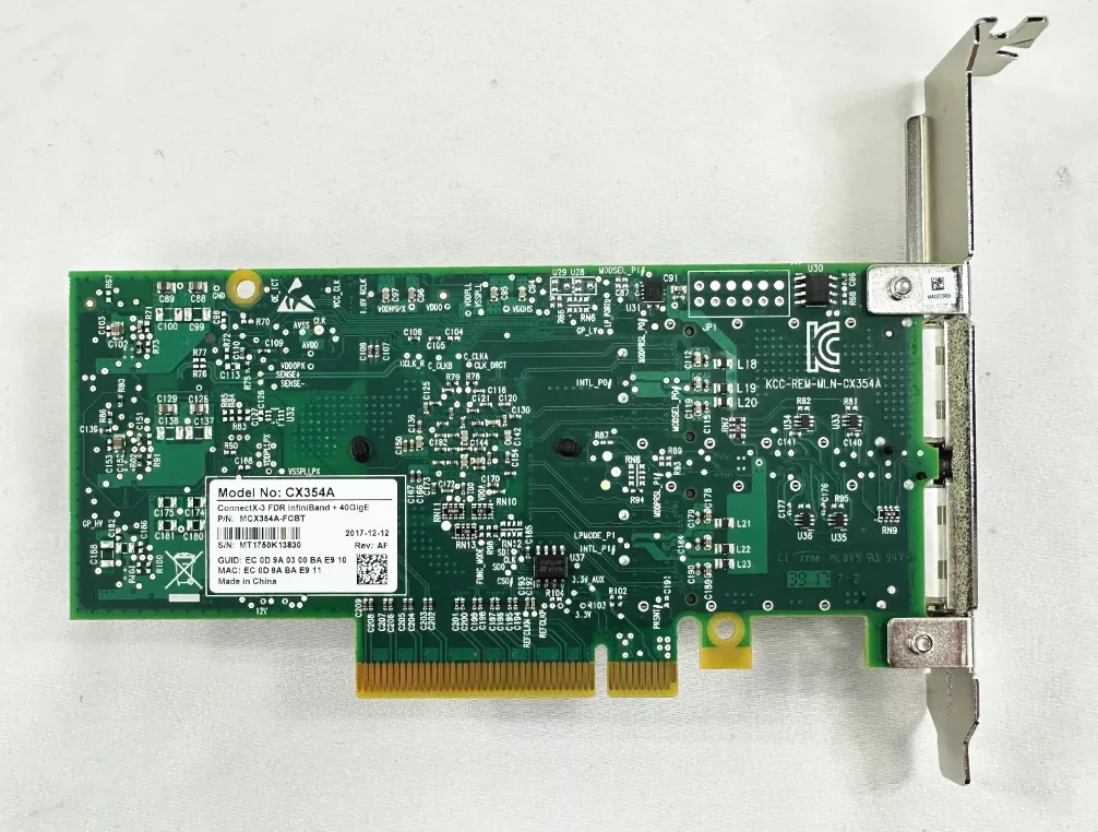 Original for Mellanox ConnectX-3 CX354A Dual-Port Ethernet Adapter MCX354A-FCBT VPI 40/56GbE QSFP