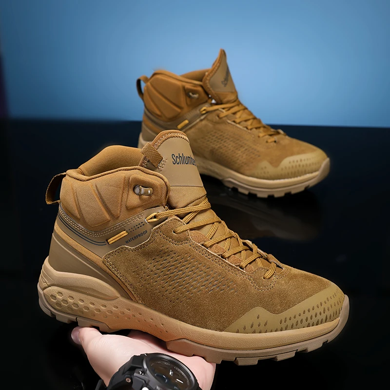 High-top Hiking Boots For Men, Outdoor Climbing Casual Trainers_voghion.com