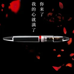 Moonman M2 Transparent Large Capacity Pen Holder Ink Storage Pen Business Gift Office Student Writing Practice Ink Pen