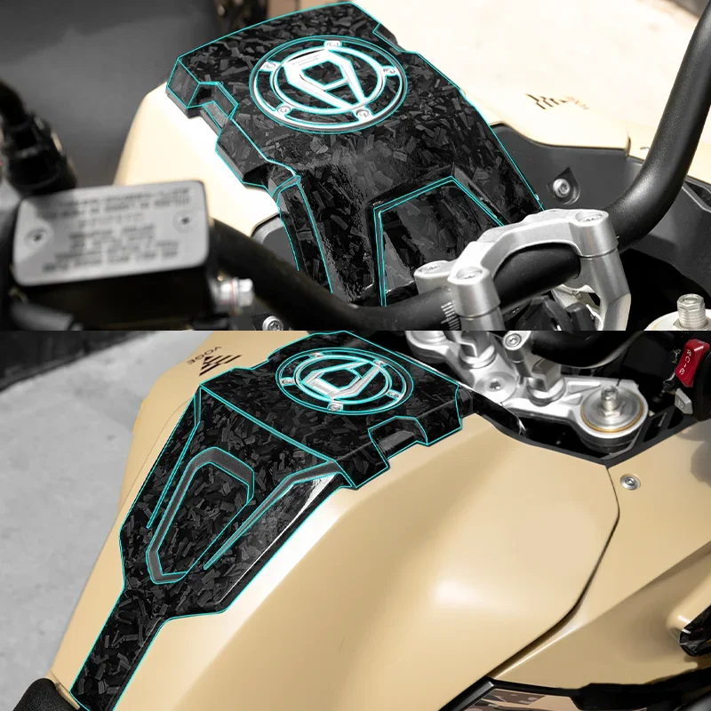 Motorcycle Modification Carbon Fiber Body Fuel Tank Sticker Waterproof Protection Stickers FOR VOGE DS625X DS 625X DS625 X