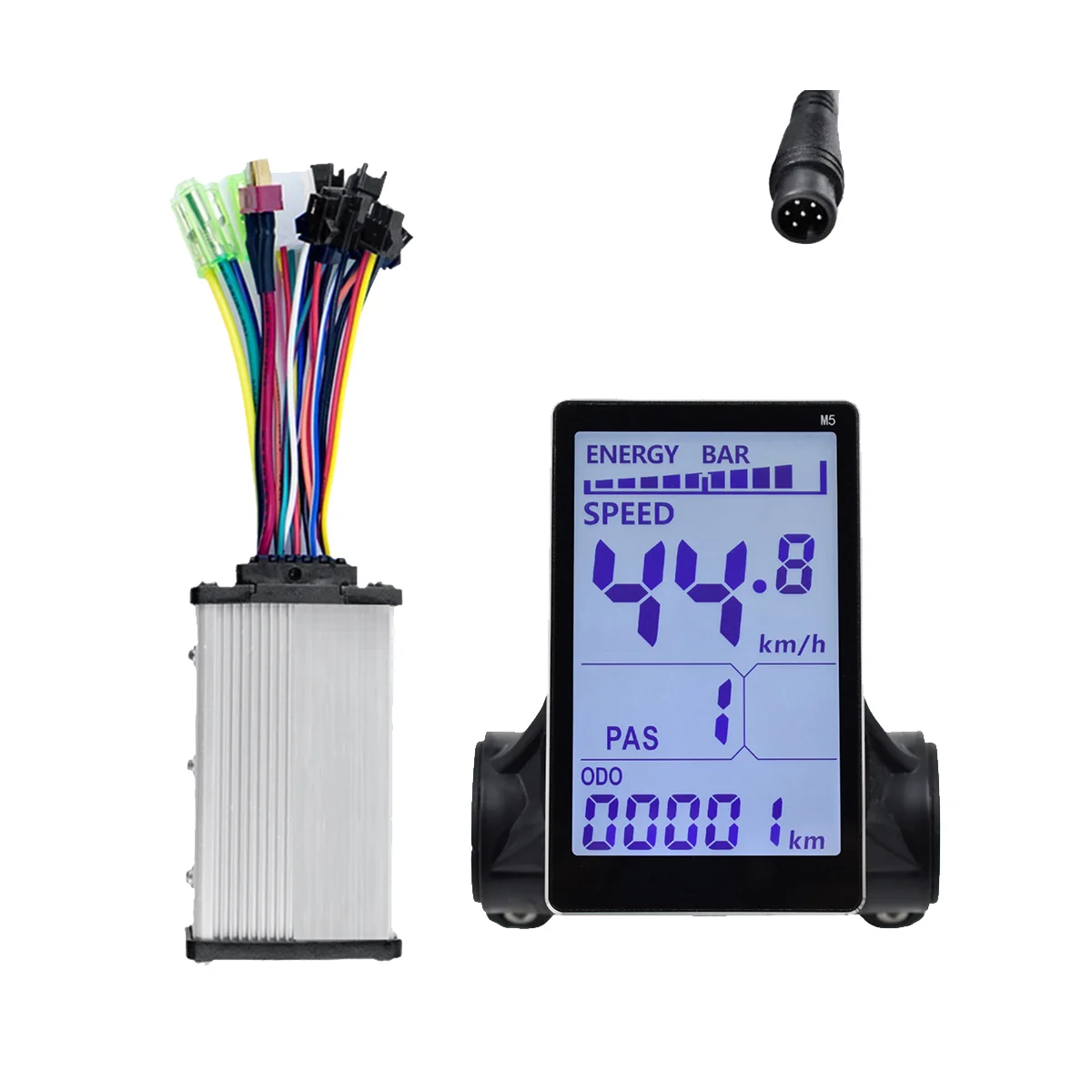 

M5 Electric Bike LCD Display+36V 350W Sine Wave Controller E Scooter LCD Panel Screen for Mountain Electric Bike(6PIN)