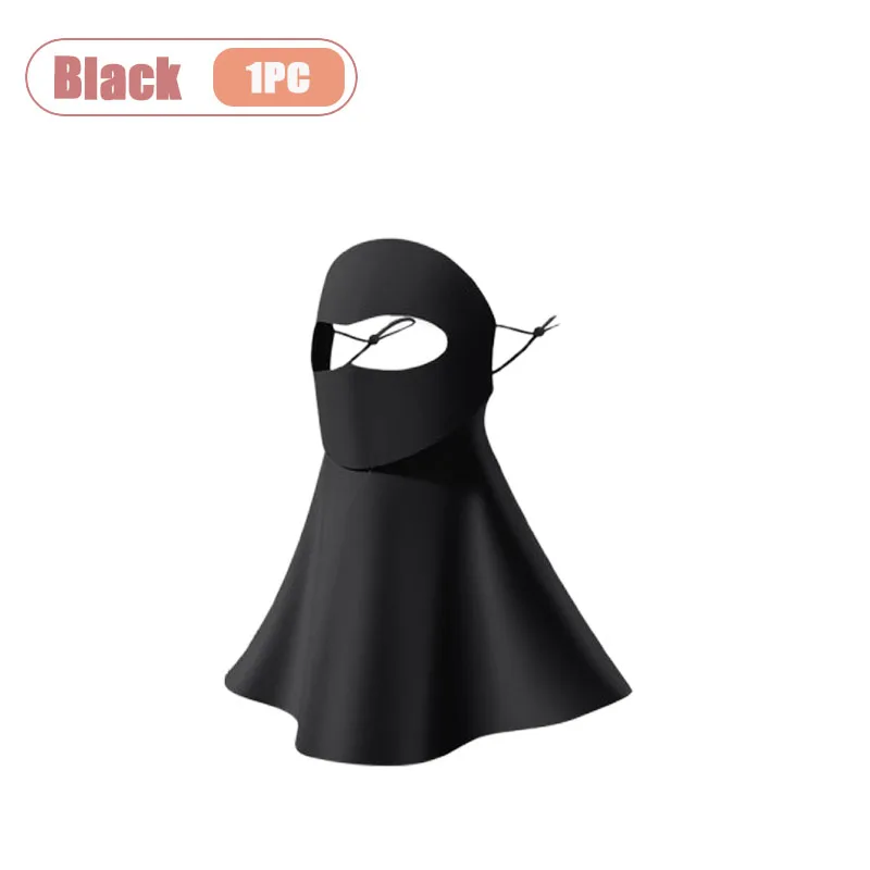 AliExpress NONE Summer UV Protection Mask Ice Silk Women Cooling Breathable Face Gaiter Sun Dustproof Eye Cover for Outdoor Sports Travel