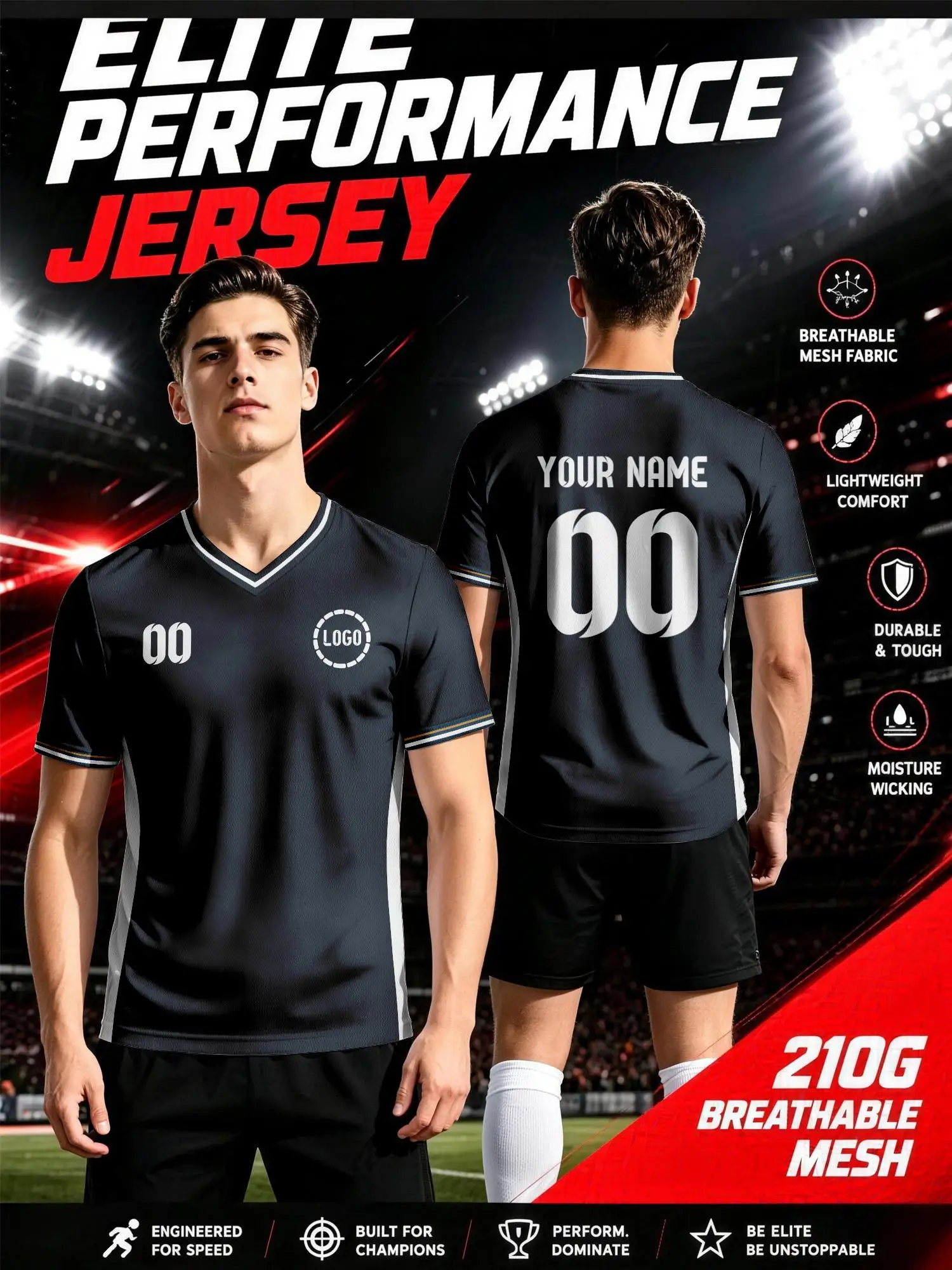 Camiseta Deportiva Personalizada con Nombre y Número para Adultos y Niños, Panamá 2026, Ropa para Fanáticos