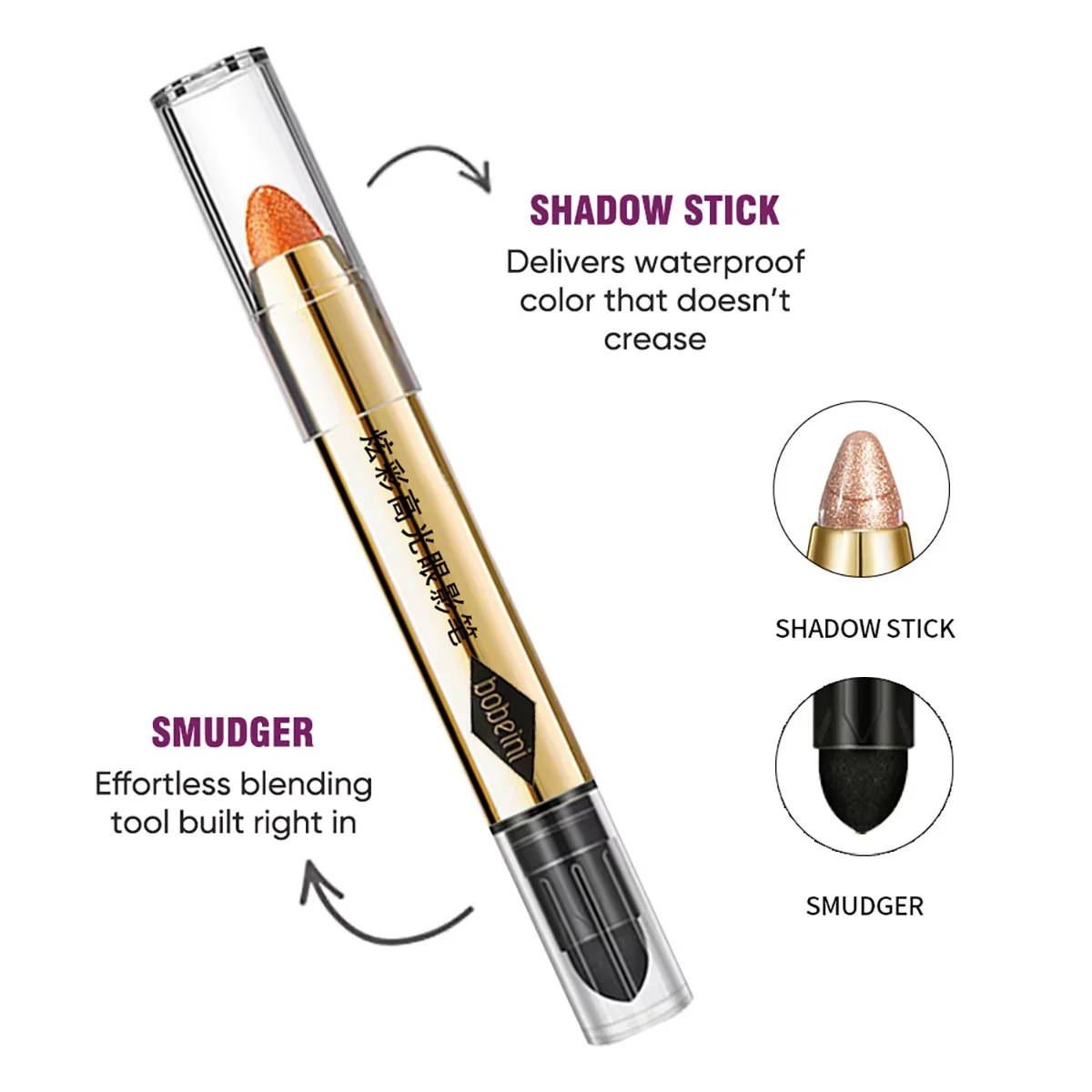 Six-color light-colored eyeliner pen,silk pearl finish,dazzling and eye-catching,long-lasting and not fading easily eye shadow