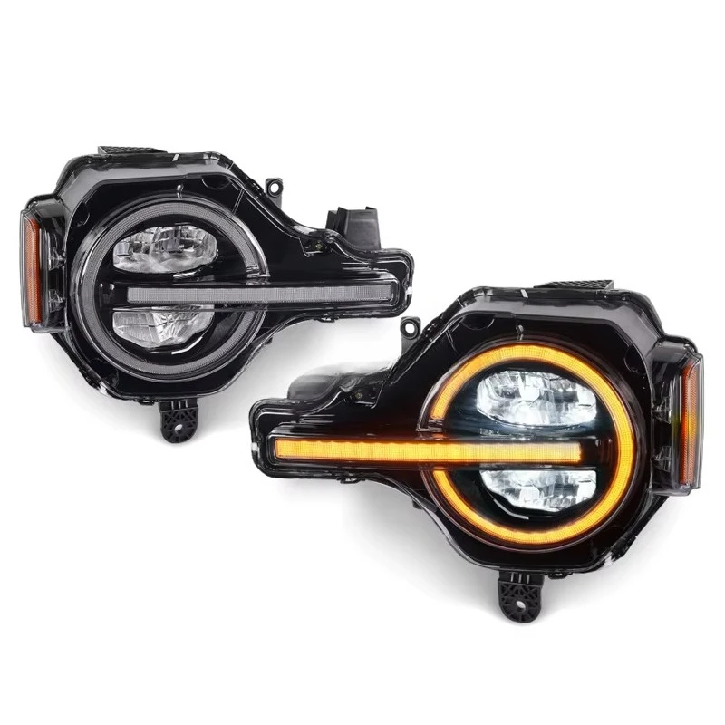 New Design Headlights LED Welcome Light Headlights Daytime Running Lights for Bronco Accessories
