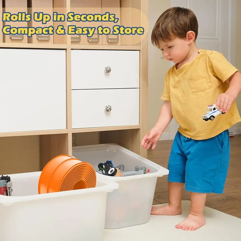 مسار سباق مرن مع أكواب شفط، سيارة سباق محمولة يمكنك صنعها بنفسك، سيارة مسار سباق تعمل بالجاذبية باللون الأزرق