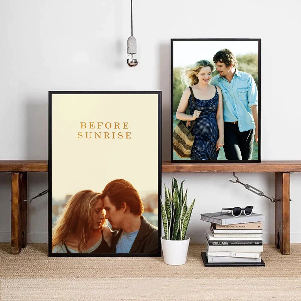 بيلا قبل شروق الشمس قبل غروب الشمس ملصق فني ، ملصق ورقي مقاوم للماء ، قهوة ، منزل ، بار ، غرفة ، ديكور حائط ، 1 روض #5