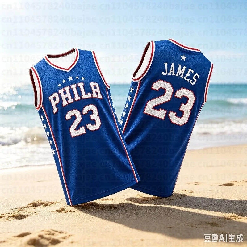 2026 New Men Women Kid 23 Sleeveless Basketball Jersey, Y2K Sports Fan Streetwear, Loose Tank Top Quick Dry Mesh Shirt